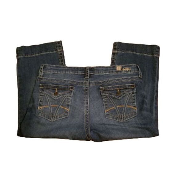 KUT from the Kloth Natalie Crop Denim Capri Jeans - Picture 5 of 7